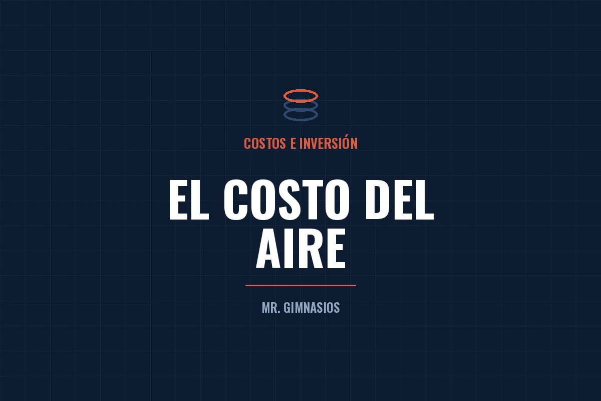 Portada del artículo: Enfriar tu gimnasio: cuánto cuesta de verdad al mes